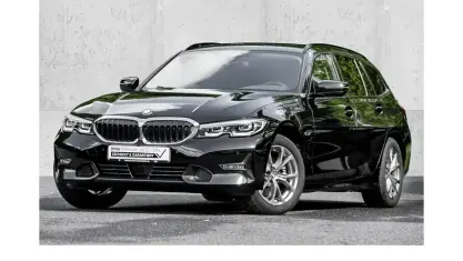 Brugt BMW 320e Sport Line 204 HK (150 kW) 2022 Sort Stationcar
