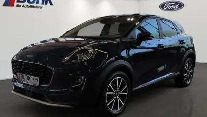Gebraucht Ford Puma Titanium 125 PS (91 kW) 2021 Lackierung solid ""blazerblau"" SUV