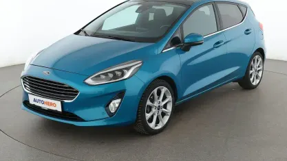 Gebraucht Ford Fiesta Titanium 101 PS (74 kW) 2018 Blau Kleinwagen