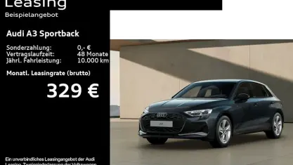 Gebraucht Audi A3 Advanced Plus 150 PS (110 kW) 2025 Manhattangrau metallic Limousine