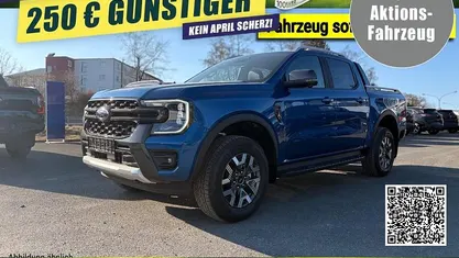 Neu Ford Ranger Wildtrack 281 PS (206 kW) 2025 Blau Pickup