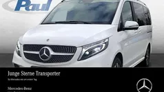 Weiss bergkristallweiß metalli Gebraucht 2020 Mercedes V250 AMG Van / Kleinbus | 46.750 € (Fairer Preis)