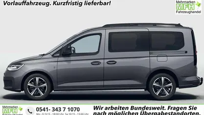 Indium grau metallic Neu 2025 VW Caddy Maxi Style Van / Kleinbus | 41.986 € (Guter Preis)