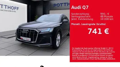 Gebraucht Audi Q7 S-Line 340 PS (250 kW) 2023 Schwarz SUV