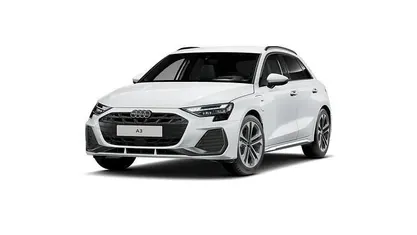 Gletscherweiss (metallic) Gebraucht 2025 Audi A3 S-Line Limousine | 42.420 € (Fairer Preis)