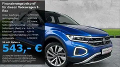 Lapiz blue metallic/schwarz Gebraucht 2023 VW T-Roc Style SUV | 31.900 € (Guter Preis)