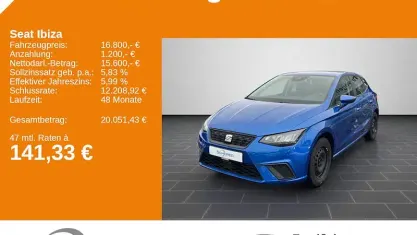 Brugt Seat Ibiza Style 116 HK (85 kW) 2024 Blå Hatchback