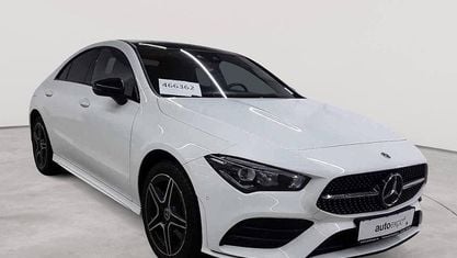 Używany Mercedes CLA250e AMG line 160 KM (117 kW) 2023 Biały Sedan/Limuzyna