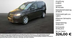 Grau (indiumgrau metallic) Neu 2024 VW Caddy Family Van / Kleinbus | 30.480 € (Superpreis)