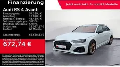 Gletscherweiß metallic Gebraucht 2021 Audi RS4 Ambiente Kombi | 54.350 € (Fairer Preis)