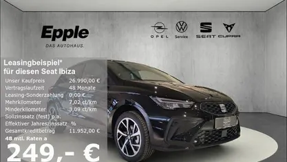 Nouă Seat Ibiza FR 116 CP (85 kW) 2026 Negru Berlinǎ