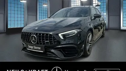 Unilack nachtschwarz Gebraucht 2023 Mercedes A45 AMG AMG Limousine | 42.970 € (Fairer Preis)