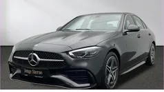 Grau Gebraucht 2024 Mercedes C220 AMG Limousine | 43.890 € (Fairer Preis)