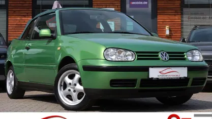 Gebraucht VW Golf Cabriolet Comfortline 75 PS (55 kW) 1999 Cosmicgruen metallic Cabrio