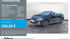Schwarz Neu 2025 VW T-Roc Cabriolet R-line Cabrio | 39.890 € (Superpreis)