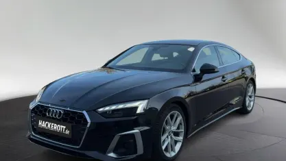 Second-hand Audi A5 Sportback S-Line 150 CP (110 kW) 2021 Negru Hatchback