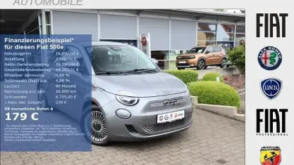 Gebraucht Fiat 500e Icon 86 kW (118 PS) 2022 Grau Kleinwagen