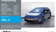 Stonewashed blue metallic/schw Gebraucht 2023 VW ID.3 Pro Kleinwagen | 28.799 € (Fairer Preis)