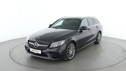 Grau Gebraucht 2021 Mercedes C200 AMG line Kombi | 27.440 € (Superpreis)