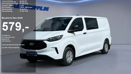 Ny Ford Transit Custom Trend 170 HK (125 kW) 2026 Hvid Sedan