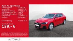 Rot Gebraucht 2024 Audi A1 Sportback Advanced Kleinwagen | 24.680 € (Fairer Preis)