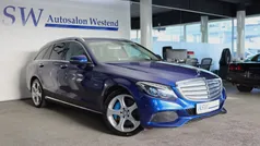 Blau Gebraucht 2017 Mercedes C350e Exclusive Kombi | 18.980 € (Fairer Preis)