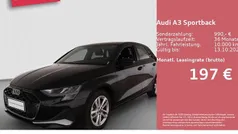 Schwarz Gebraucht 2025 Audi A3 Sportback Advanced Limousine | 28.380 € (Guter Preis)