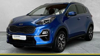 Gebraucht Kia Sportage DREAM-TEAM Edition 132 PS (97 kW) 2020 Blau SUV