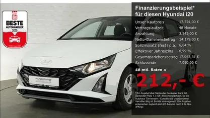Atlas white Gebraucht 2025 Hyundai i20 Select Kleinwagen | 17.724 € (Guter Preis)