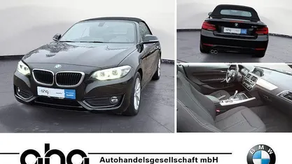 Schwarz Gebraucht 2021 BMW 218 Advantage Cabrio | 26.490 € (Fairer Preis)