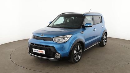 Begagnad Kia Soul 136 HK (100 kW) 2016 Blå SUV