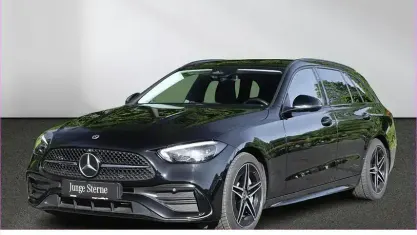Gebraucht Mercedes C180 AMG 170 PS (125 kW) 2023 Unilack schwarz Kombi