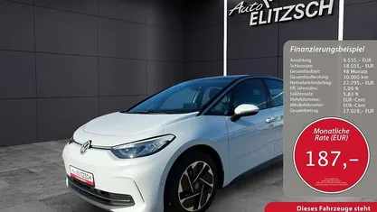 Gletscherweiß metallic Gebraucht 2024 VW ID.3 Pro Kleinwagen | 31.850 € (Fairer Preis)