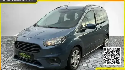 Gebraucht Ford Tourneo Courier Trend 101 PS (74 kW) 2019 Chromablau metallic Van / Kleinbus
