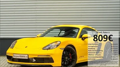 Gebraucht Porsche 718 Cayman GTS 400 PS (294 kW) 2023 Gelb Coupé