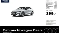 Weiss Gebraucht 2024 Audi A3 Sportback Advanced Limousine | 37.980 € (Fairer Preis)