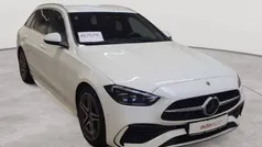 Polarweiß Gebraucht 2022 Mercedes C220 AMG line Kombi | 27.990 € (Guter Preis)