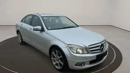 Brugt Mercedes C180 156 HK (114 kW) 2008 Sølv Sedan