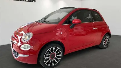 Rot Gebraucht 2024 Fiat 500C Cabrio | 15.390 € (Fairer Preis)