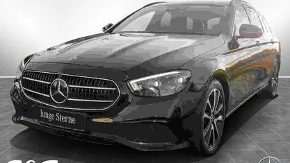 Metalliclack obsidianschwarz Gebraucht 2020 Mercedes E220 Avantgarde Kombi | 32.977 € (Teuer)