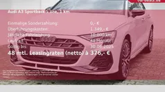 Gletscherweiß metallic Neu 2024 Audi A3 Sportback S-Line Limousine | 38.850 € (Fairer Preis)