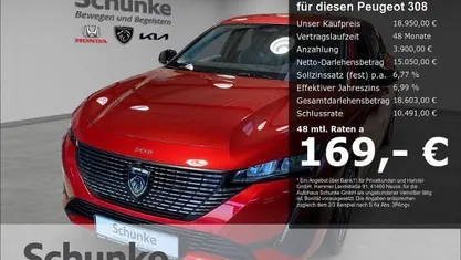 Rot Gebraucht 2024 Peugeot 308 SW Allure Kombi | 18.950 € (Fairer Preis)