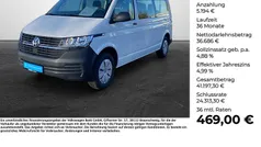 Weiß Gebraucht 2024 VW T6.1 S Van | 41.880 € (Fairer Preis)