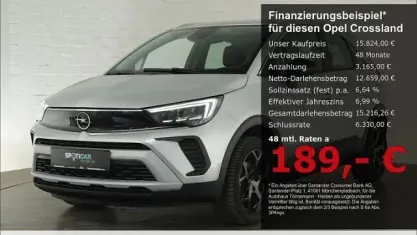 Gebraucht Opel Crossland Elegance 110 PS (80 kW) 2023 Silber SUV