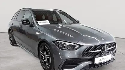 Gebraucht Mercedes C200 AMG line 163 PS (119 kW) 2023 Selenitgrau metallic Kombi