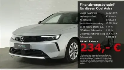 Gebraucht Opel Astra Elegance 131 PS (96 kW) 2023 Silber Kleinwagen