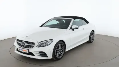 Gebraucht Mercedes C200 AMG line 184 PS (135 kW) 2018 Weiß Cabrio