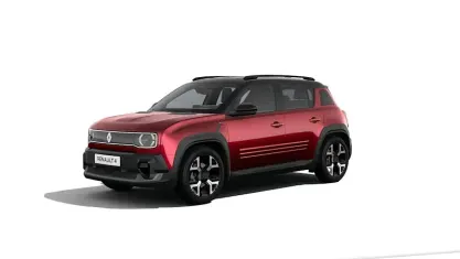 Neu Renault 4 E-Tech Komfort 110 kW (150 PS) 2025 Karmesinrot metallic, black pearlschwarz metalli (rot) SUV