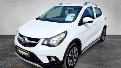 Gebraucht Opel Karl Rocks 73 PS (53 kW) 2019 Schnee weiß Kleinwagen
