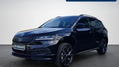 Schwarzmagic perleffekt metallic Gebraucht 2021 Skoda Karoq SportLine SUV | 27.780 € (Fairer Preis)